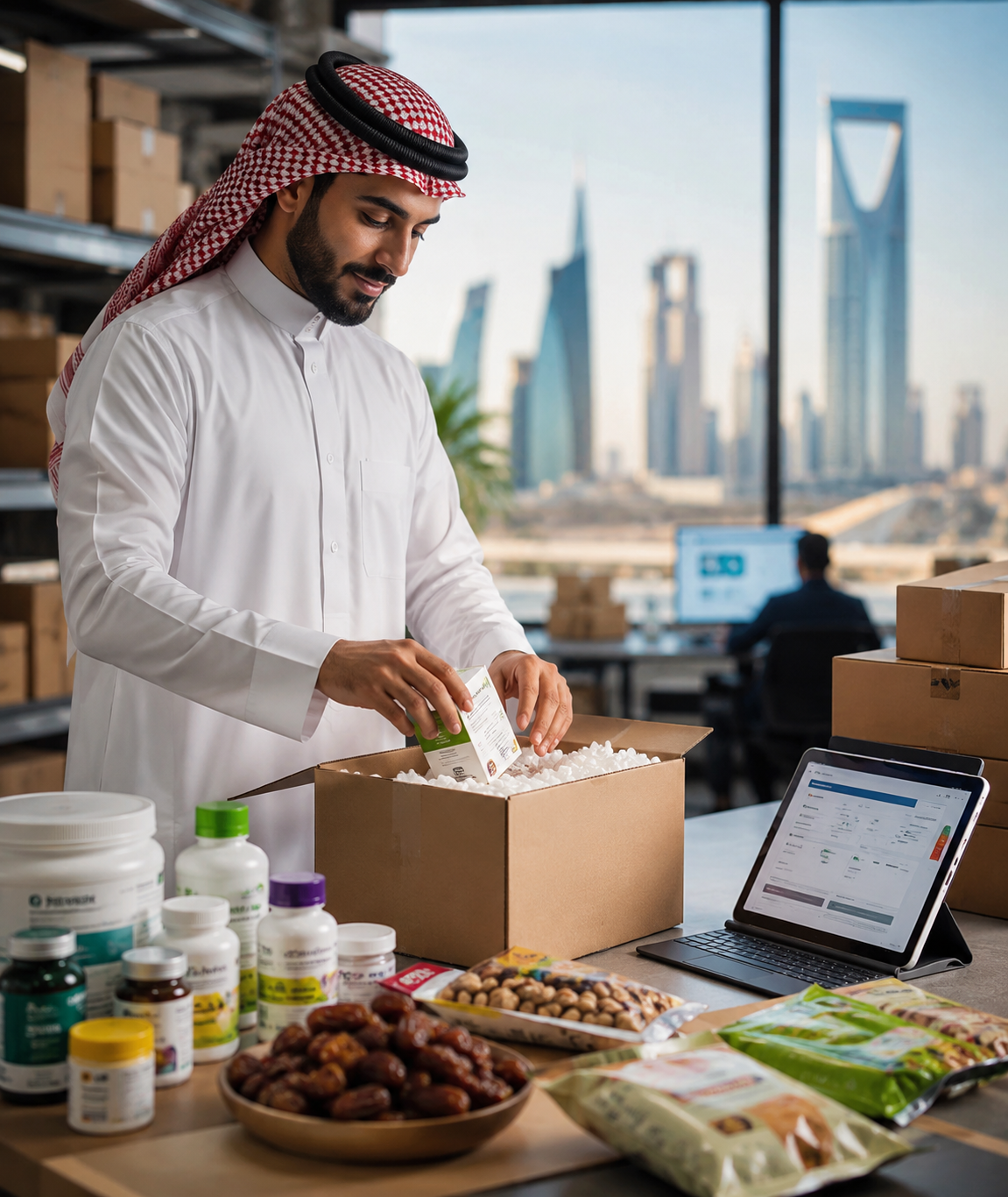 التجارة الإلكترونية الطبية والغذائية